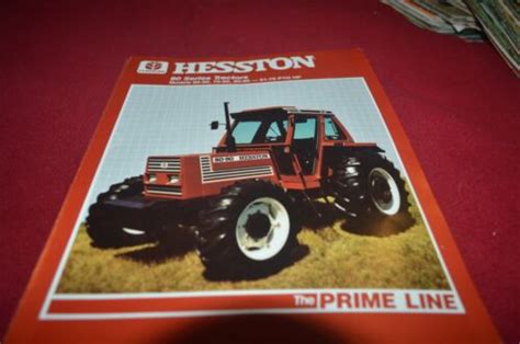 Hesston Fiat 60 90 70 90 80 90 Tractor Dealers Brochure Amil15 Ebay