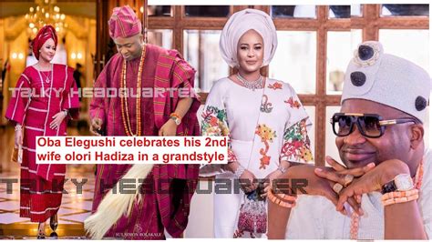 Oba Elegushi Celebrates His Nd Wife Olori Hadiza In A Grandstyle