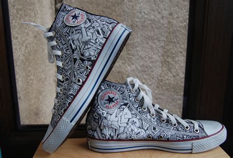 Drawing On Converse At Paintingvalley Explore Collection Of