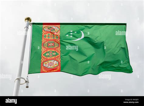 Turkmenistan Flag Waving Hi Res Stock Photography And Images Alamy