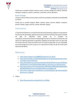 Verbos Para Fijar Opletivos Pdf