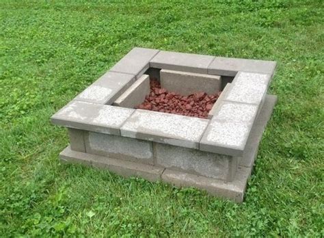 Cinder block fire pit – DIY fire pit ideas for your backyard