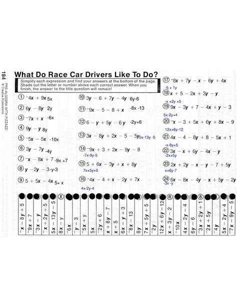 Im 1 Review Simplifying Expressions 5x 2y 6x 8y 10x 4y 9x Y 5 X 6y 8x 2y 5x 13y