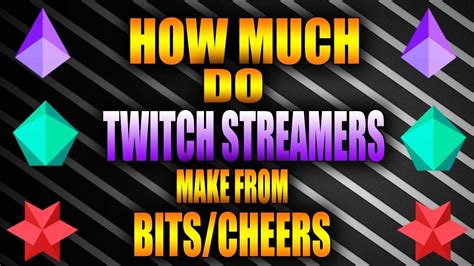 How Much Money Streamers Make From Bits Cheers Twitch Bits Explained