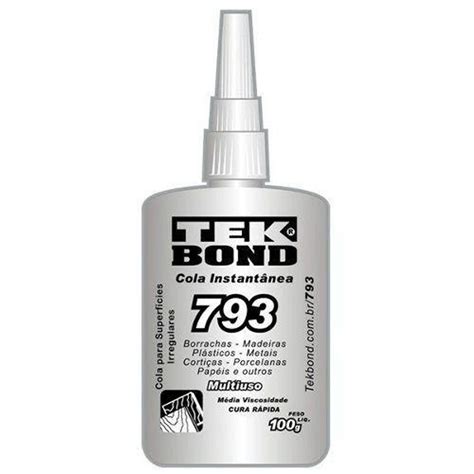 Adesivo Instantâneo 793 100G TEKBOND TEK BOND Cola de Contato