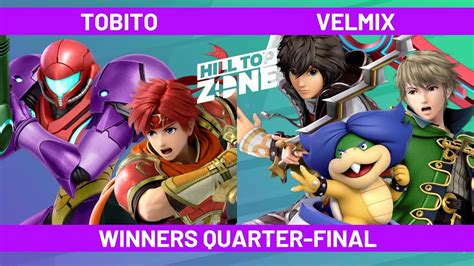 Hill Top Zone Tobito Samus Roy Vs Velmix Shulk Bowser Jr