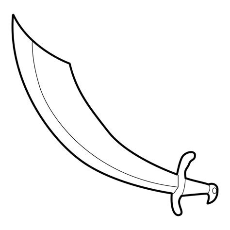 Premium Vector Dagger Icon Outline Illustration Of Dagger Vector Icon