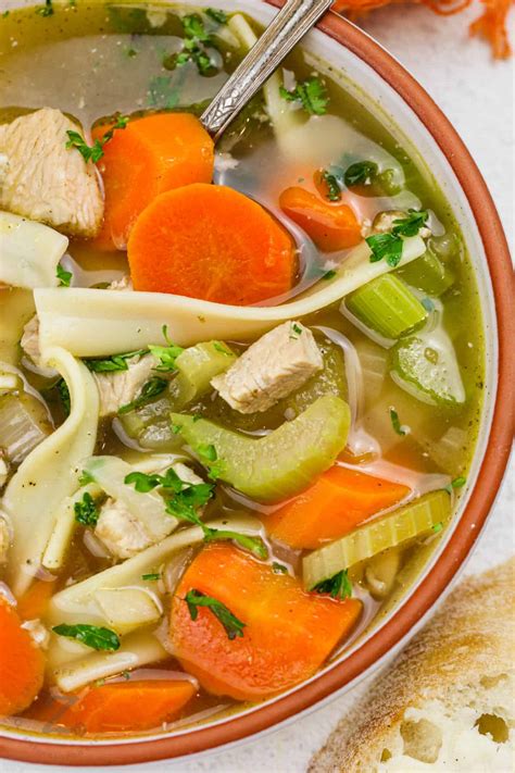 Turkey Noodle Soup Our Zesty Life