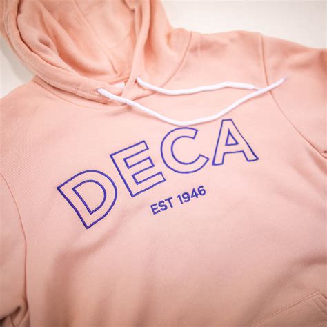 Embroidered Fleece Hoodie Shop Deca