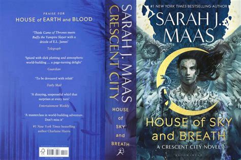 The Front And Back Cover Of House Of Sky And Breath By Sarahj Maas