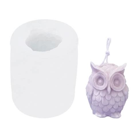 3D Hibou Bougie Moules Moule En Silicone Pour La Fabrication De Bougies