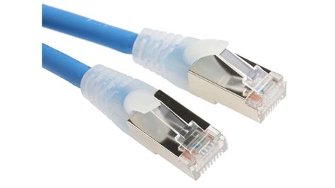 Rs Pro Cat6 Male Rj45 To Male Rj45 Ethernet Cable F Utp Blue Lszh Sheath 10m Rs