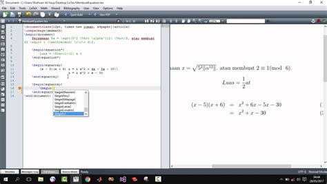 Simbol Matematika Di Latex