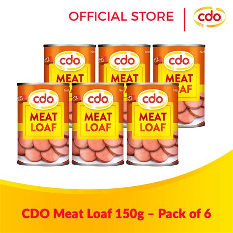 Cdo Meat Loaf Classic 150g Pack Of 6 Shopee Philippines