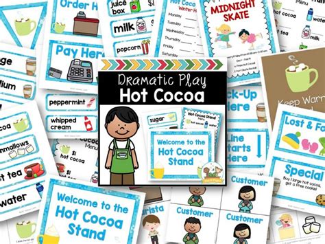 Dramatic Play Hot Cocoa Stand Pre K Pages