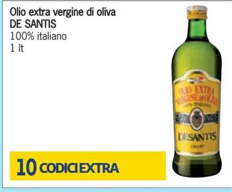 De Santis Olio Extra Vergine Di Oliva 100 Italiano 1 Lt Offerta Di