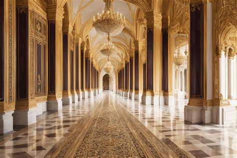 premium ai image    royal palace