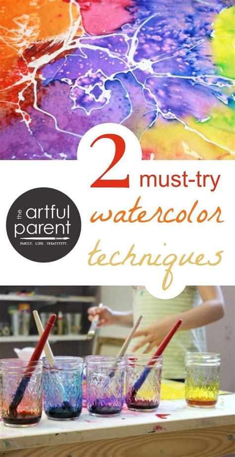 Two Must Try Watercolor Techniques Watercolor Techniques Watercolor