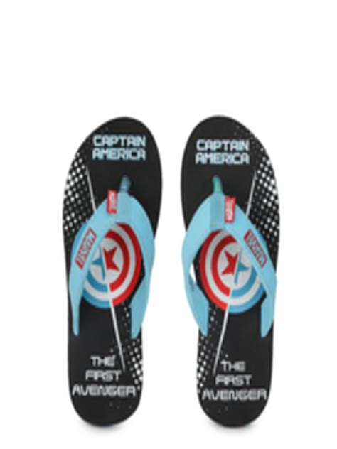 Buy Toothless Boys Black And Blue Marvel Avengers Printed Rubber Thong Flip Flops Flip Flops For