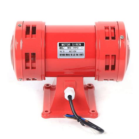 Industrial Electric Motor Air Raid Siren Schoolfactoryalarm 110v