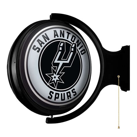 San Antonio Spurs Rotating Lighted Wall Sign Style Original Rotating Nba Wall Signs