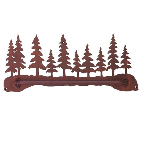 Pine Tree 18 Scenic Towel Bar