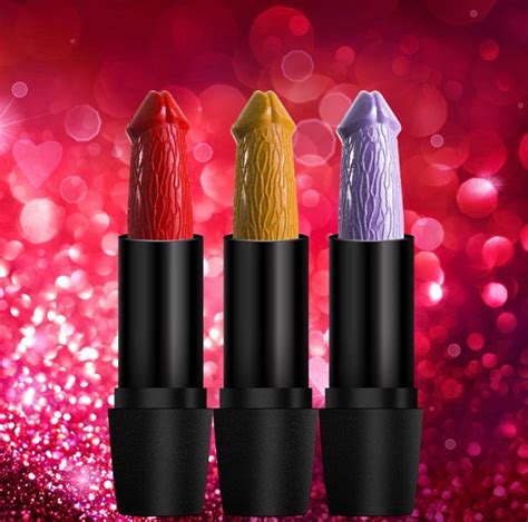 L Piz Labial En Forma De Pene Lipgloss Champi Ones Impermeable Etsy