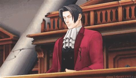 Miles Edgeworth GIF - Miles Edgeworth Ace - Discover & Share GIFs