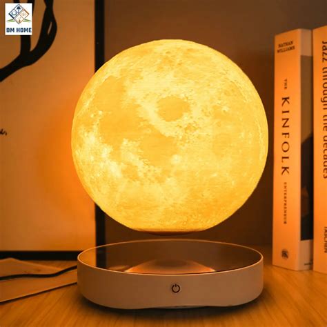 Maglev Moon Night Light Levita O Magn Tica Criativa L Mpada Flutuante