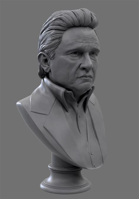 STL file Johnny Cash・3D printable model to download・Cults