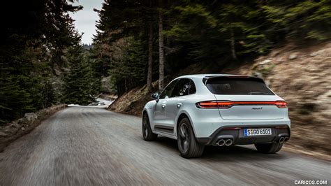 Porsche Macan T 2023MY Color Pure White Rear Three Quarter