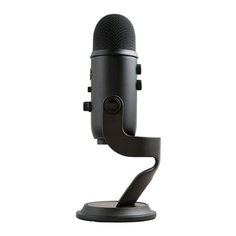 Microfone Condensador Blue Yeti Blackout Usb Preto