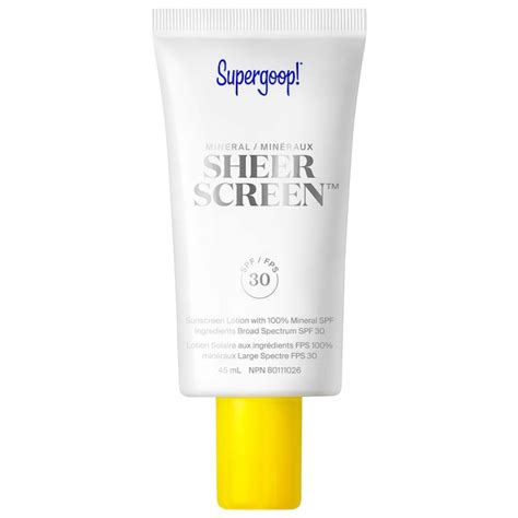 Mineral Sheer Screen Spf 30 Supergoop Sephora