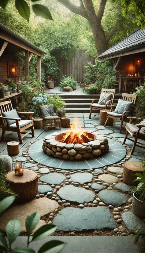 15 Stunning Rustic Fire Pit Ideas to Cozy Up Your Backyard (2024)