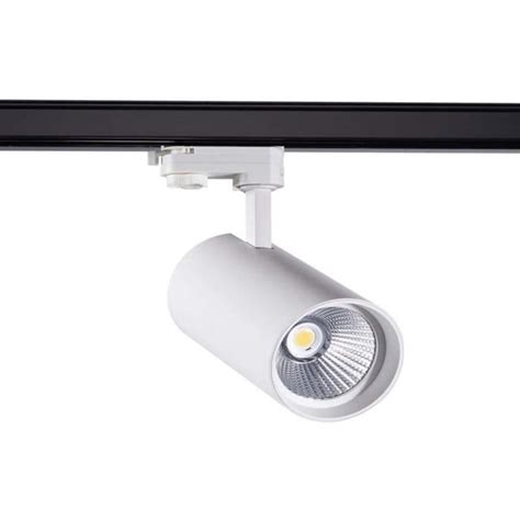 Dk Multitec Spot Led Sur Rail New Angelo Blanc W Triphas Clairage