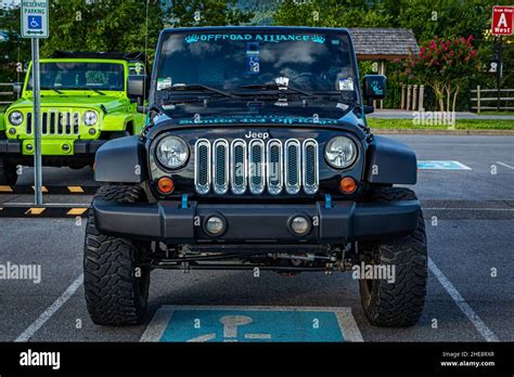 Pigeon Forge TN August 25 2017 Modified Off Road Jeep Wrangler JK