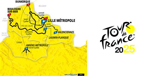 Le Grand Départ Du Tour De France 2025 à Lille Et Dans La Région Hauts