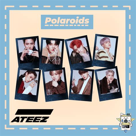 Kit De Polaroids Ateez Answer Shopee Brasil