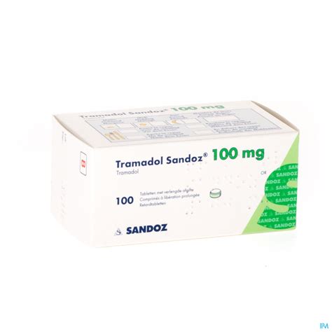 Tramadol Sandoz Tabl Verl Afgifte X Mg Brielfarma