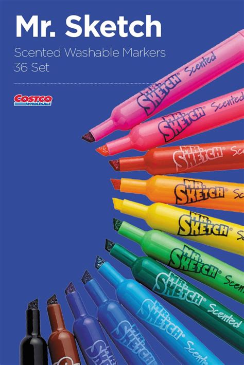 Mr Sketch Scented Washable Markers Classroom Pack 36 Count