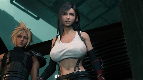 Tifa Lockhart If She Had Kept Her Original Outfit From Ff7 R Thedickshow