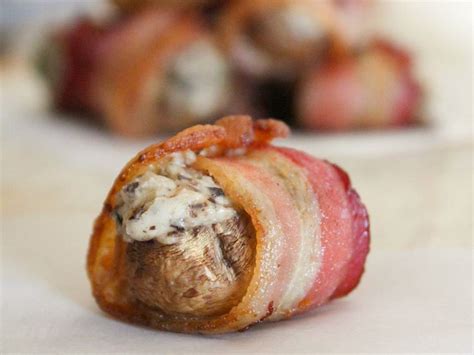 Bacon Wrapped Stuffed Mushrooms Recipe