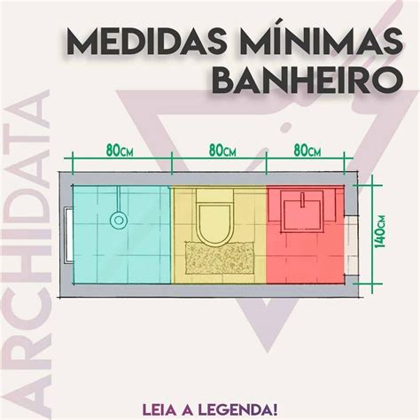 Medidas M Nimas Banheiro Conhe A Arquiteturacreativa Ideiacreativa