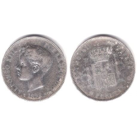 Alfonso XIII 1898 18 98 5 Pesetas MBC Plata Ceca De Madrid SG