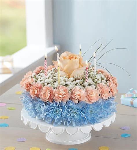 Birthday Wishes Flower Cake ® Coastal In Beacon Ny Batts Florist