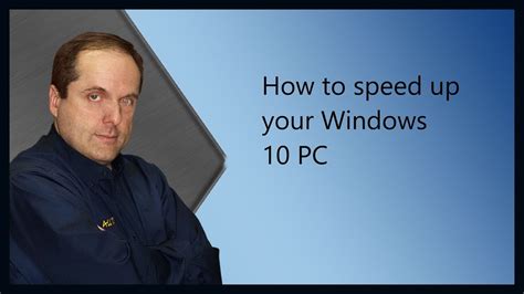 How To Speed Up Your Windows 10 PC Very Easily For Free YouTube