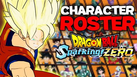 New Dragon Ball Sparking Zero Roster Prediction Youtube