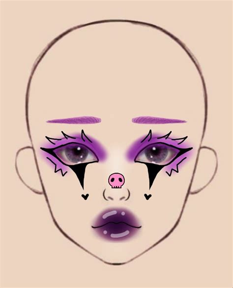 Maquillaje Kuromi In Cartoon Makeup Cute Clown Makeup Makeup