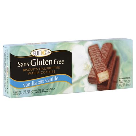 Glutino Wafers Gluten Free Vanilla Chocolate Coated