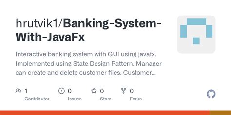 Github Hrutvik Banking System With Javafx Interactive Banking